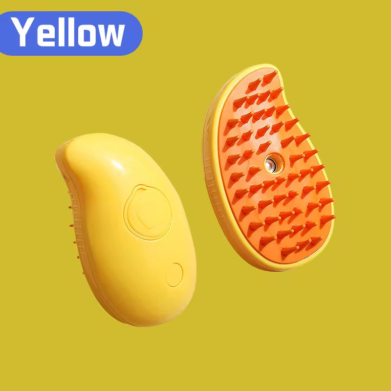 Cepillo 3 en 1 para mascotas, cepillo de vapor para gatos, peine para perros, cepillo eléctrico con pulverizador, cepillos para el pelo de gatos, masajeador, peines para el cuidado de mascotas.