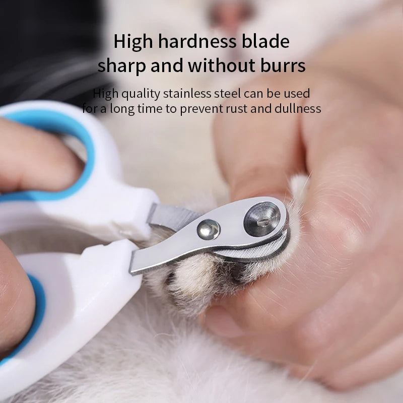 Cortaúñas profesional para gatos pequeños, de acero inoxidable, para cachorros y perros.