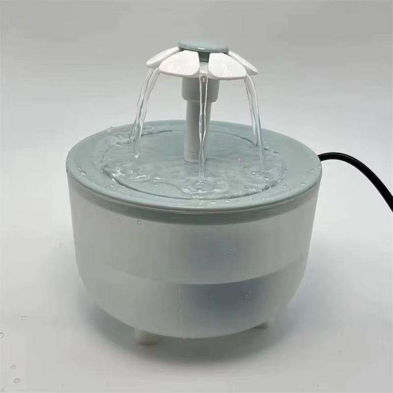 Bebedero eléctrico silencioso para gatos con filtro automático y USB, 1200 ml, con recirculación y filtrado, dispensador de agua.