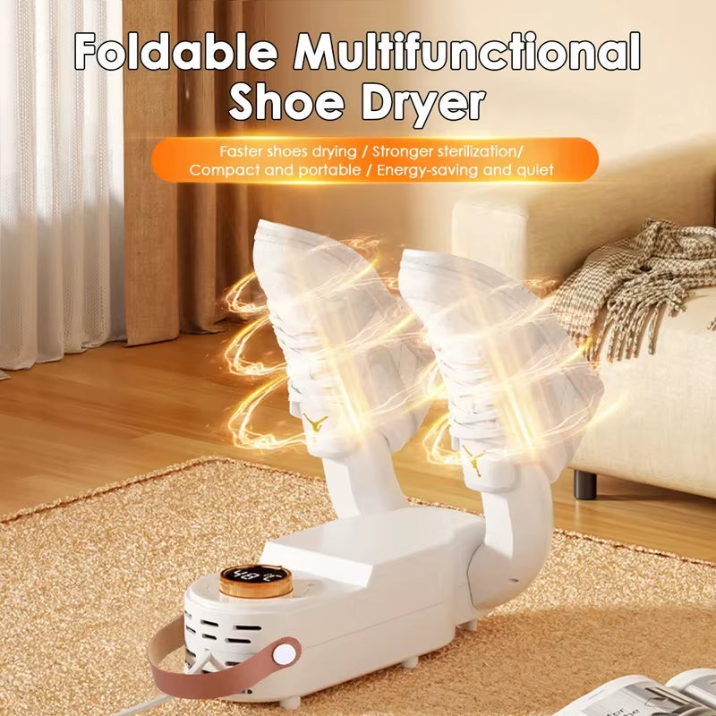 Secador de Zapatos Inteligente 2025 con Temporizador – Ajustable, Secado Rápido, Desodorizante y Esterilizante