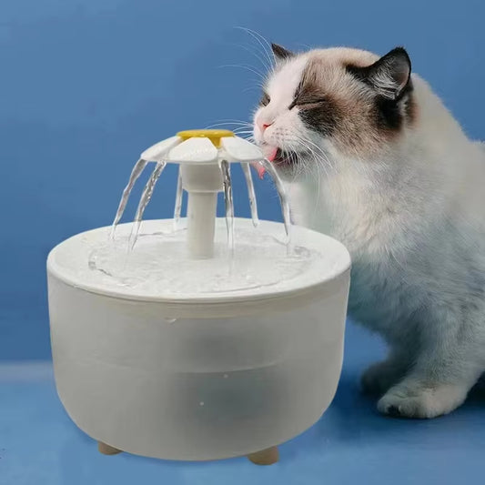 Bebedero eléctrico silencioso para gatos con filtro automático y USB, 1200 ml, con recirculación y filtrado, dispensador de agua.