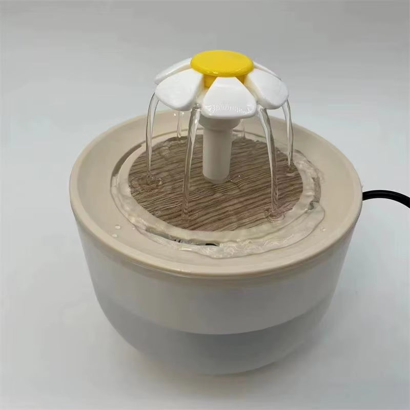 Bebedero eléctrico silencioso para gatos con filtro automático y USB, 1200 ml, con recirculación y filtrado, dispensador de agua.