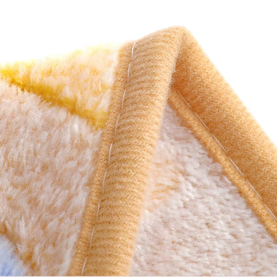Manta de franela con estampado de patas para mascotas: cálida, suave y sin desprendimiento de pelo. Manta universal para gatos y perros. Almohadilla para gatos.
