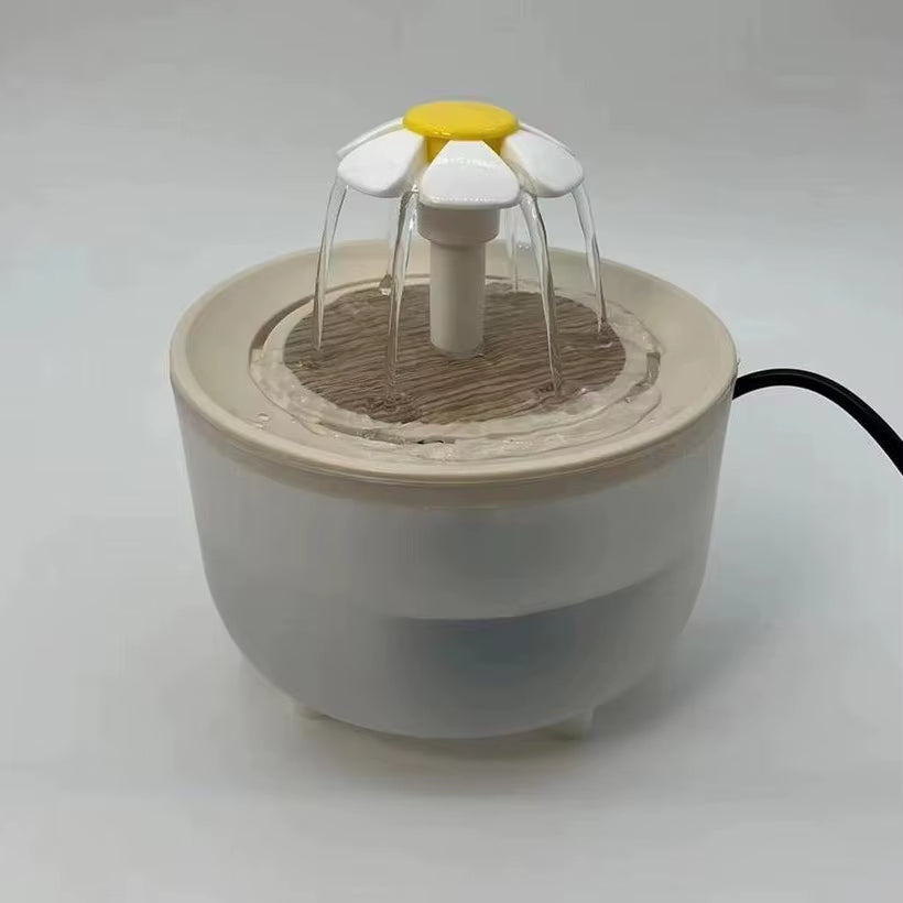 Bebedero eléctrico silencioso para gatos con filtro automático y USB, 1200 ml, con recirculación y filtrado, dispensador de agua.