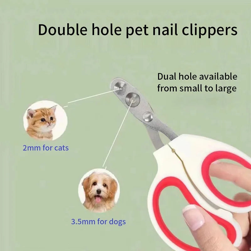 Cortaúñas profesional para gatos pequeños, de acero inoxidable, para cachorros y perros.