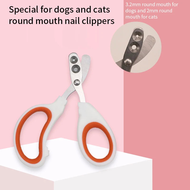 Cortaúñas profesional para gatos pequeños, de acero inoxidable, para cachorros y perros.